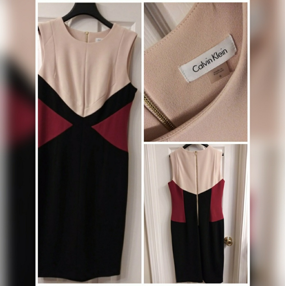 Calvin Klein Color Block Dress